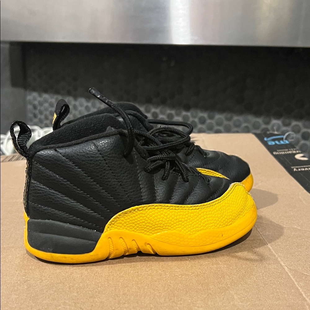 Jordan Kids Sneakers Black Yellow